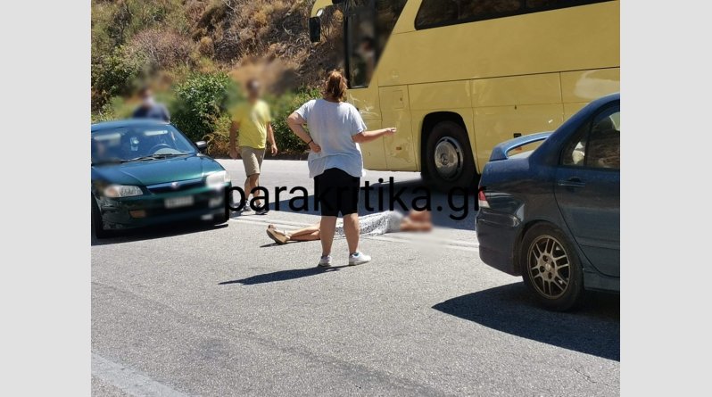 Κρήτη: Γυναίκα ξάπλωσε στη μέση της εθνικής οδού βάζοντας παράλληλα σε κίνδυνο και τη ζωή άλλων.