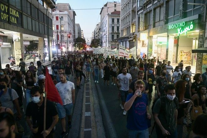 Αθήνα: Πορεία αλληλεγγύης για τους πρόσφυγες στη Μόρια